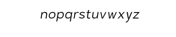 GorgaGrotesque-RegularItalic.otf Font LOWERCASE