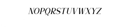 Gorgone-Italic.ttf Font UPPERCASE