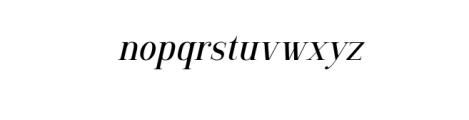 Gorgone-Italic.ttf Font LOWERCASE