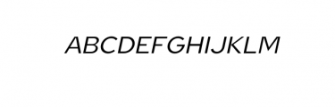 Gorva-Light-Italic.otf Font UPPERCASE