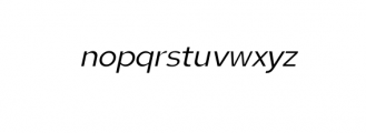 Gorva-Light-Italic.otf Font LOWERCASE