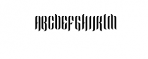 Gothe.otf Font UPPERCASE