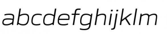 Gomme Sans Light Italic Font LOWERCASE