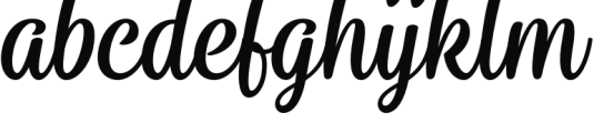 Goodwater Brush Font LOWERCASE