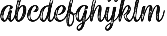 Goodwater Print Brush Font LOWERCASE