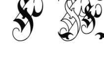 Gothic Vine Monograms Mix A Font OTHER CHARS