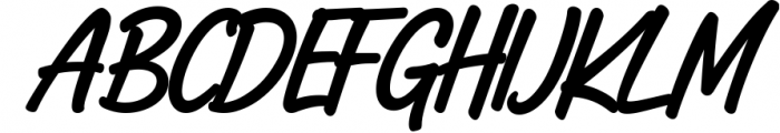 Goliette | Bold Handwritten Font Font UPPERCASE