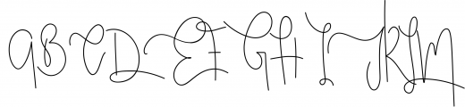 Good Wish Signature font 1 Font UPPERCASE