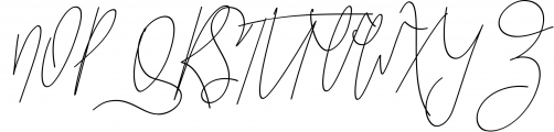 Good Wish Signature font Font UPPERCASE