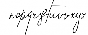 Good Wish Signature font Font LOWERCASE