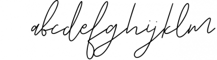 Goodsay Signature Font LOWERCASE