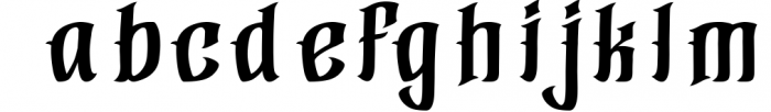Gorilla beer - gothic typeface 1 Font LOWERCASE