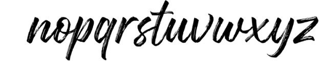 Gosthel - Dry Brush Font Font LOWERCASE