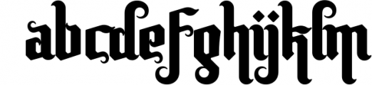 Gothic font bundle 1 Font LOWERCASE