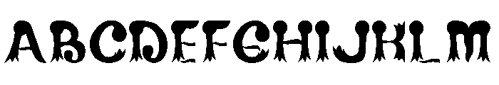 GOAK Font UPPERCASE