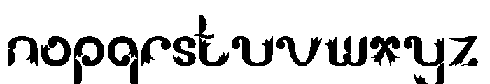 GOAK Font LOWERCASE