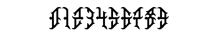 GOAT HORN Font OTHER CHARS