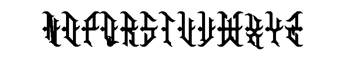 GOAT HORN Font UPPERCASE