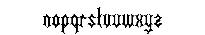 GOAT HORN Font LOWERCASE