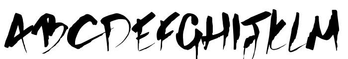 GOTHIC SCRIBBLE Font UPPERCASE