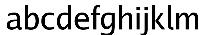 Go Regular Font LOWERCASE