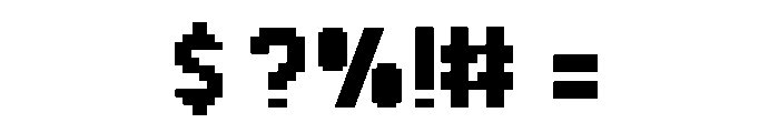 GoBlox Font OTHER CHARS