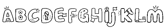 Goalswing Personal Use Regular Font UPPERCASE