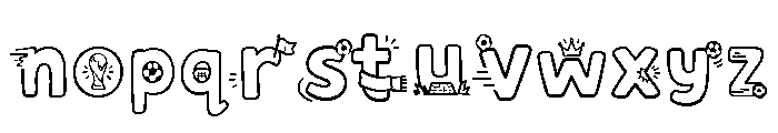 Goalswing Personal Use Regular Font LOWERCASE