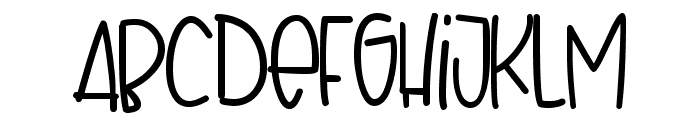 Gobbie Gobble Font UPPERCASE
