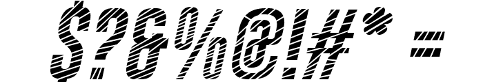 Gobold CUTS Italic Font OTHER CHARS