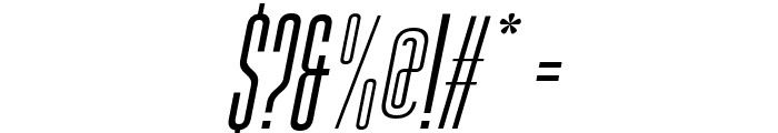 Gobold High Thin Italic Italic Font OTHER CHARS