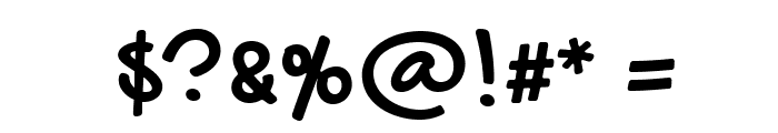 GochiHand-Regular Font OTHER CHARS
