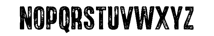 Godger Vintage Demo Stamp Font UPPERCASE