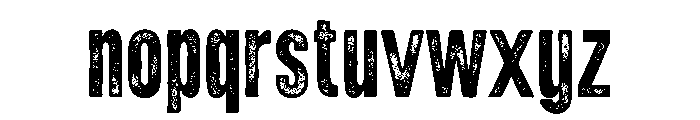 Godger Vintage Demo Stamp Font LOWERCASE