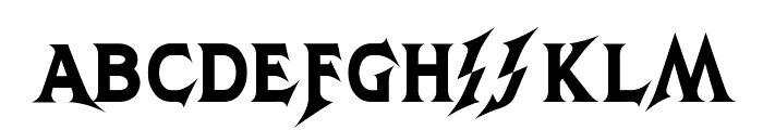 GodofThunder Font LOWERCASE