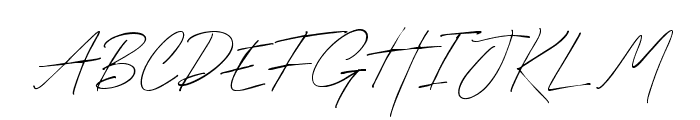 Godwit Signature DEMO Light Font UPPERCASE