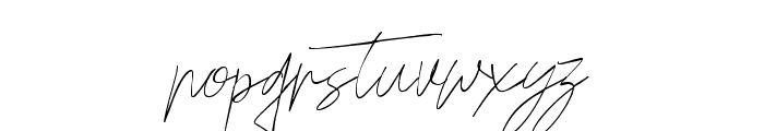 Godwit Signature DEMO Light Font LOWERCASE
