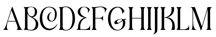 Gofar Serif - Personal Use Regular Font UPPERCASE