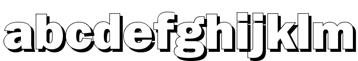 Goffik-Shadow Font LOWERCASE