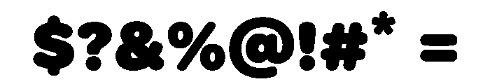 Gojiberry Quibble Free Regular Font OTHER CHARS