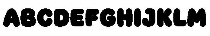 Gojiberry Quibble Free Regular Font UPPERCASE