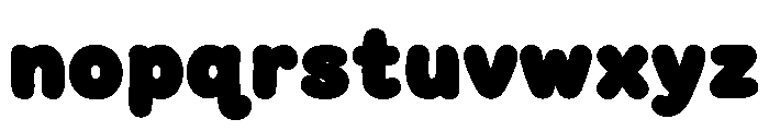 Gojiberry Quibble Free Regular Font LOWERCASE