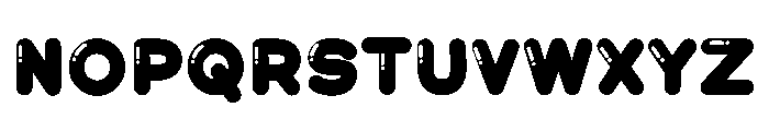 Gokart Bubble Font UPPERCASE