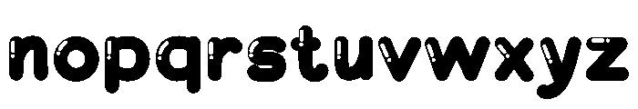 Gokart Bubble Font LOWERCASE