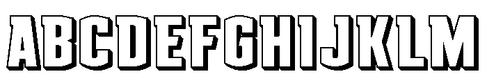 Gold Ingots 3D Font UPPERCASE