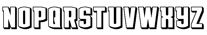 Gold Ingots 3D Font UPPERCASE