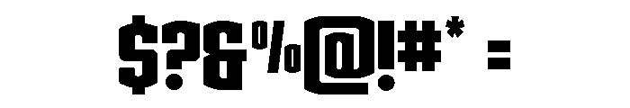 Gold Ingots Compact Font OTHER CHARS