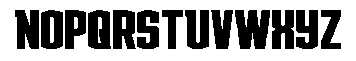 Gold Ingots Compact Font LOWERCASE