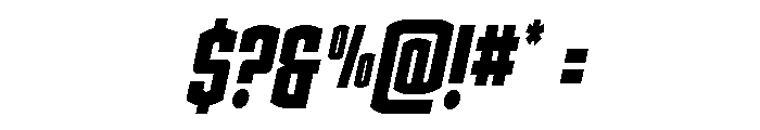 Gold Ingots Condensed Italic Font OTHER CHARS