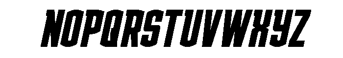 Gold Ingots Condensed Italic Font UPPERCASE